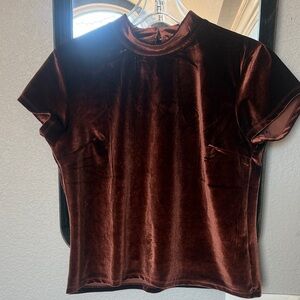 Rock and Roll velvet top